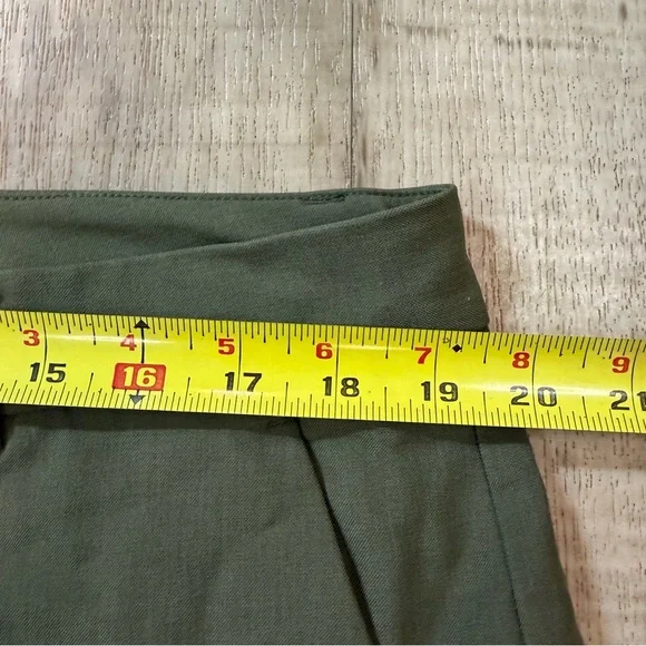 Banana Republic Bootcut Fit Dress Pants Womens Size 16 Green High Rise - Picture 9 of 12